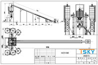 Commercial HZS180 180m3/H Stationary Concrete Plant